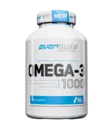 EVERBUILD Omega-3 Fish Oil 1000 мг Омега 3 Рибено Масло - 90 гел капсули, 90 дози