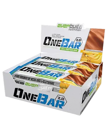 EVERBUILD One Protein Bar 2.0 Протеинов Бар - 12 бара x 85 грама