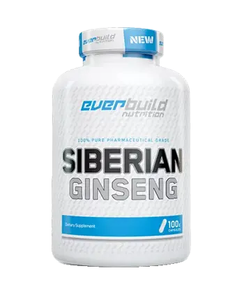 Everbuild Siberian Ginseng 500 mg Сибирски женшен - 100 капсули