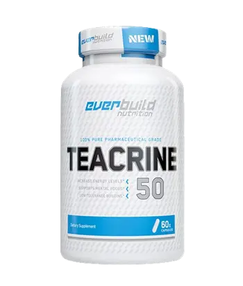 EVERBUILD Teacrine 50 мг Теакрин - 60 капсули, 60 дози