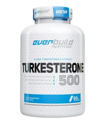 EVERBUILD Turkesterone 500 мг Туркестерон - 60 капсули, 60 дози