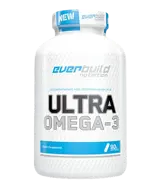 EVERBUILD Ultra Omega-3 Fish Oil 1000 мг Ултра Омега 3 Рибено Масло - 90 гел капсули, 90 дози