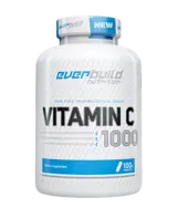 EVERBUILD Vitamin C 1000 мг with Rose Hips Витамин С и Екстракт от Шипка - 100 таблетки, 100 дози