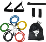Trec Nutrition Expanders with Handles Latex Комплект ластици 11 части за тренировка
