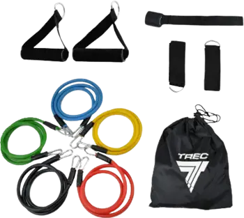 Trec Nutrition Expanders with Handles Latex Комплект ластици 11 части за тренировка