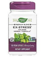 Nature's Way Ex-Stress 445 mg Билкова формула за успокояване х 100 веган капсули