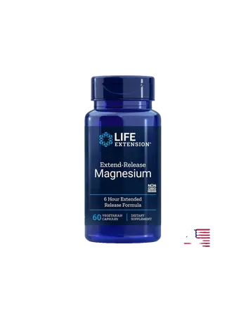 Life Extension Extend-Release Magnesium Магнезий 250 mg х 60 капсули с удължено освобождаване