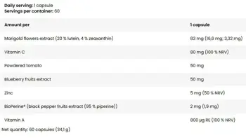 FA Nutrition Eyes Formula So Good Series Формула в Подкрепа на Зрението и Здравето на Очите - 60 капсули, 60 дози