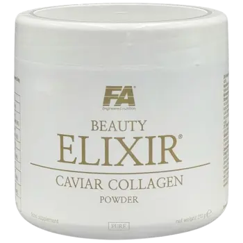 FA Nutrition Beauty Elixir Caviar Collagen Powder ~ With Peptan® Marine Collagen, Hyaluronic Acid & Vitamin C Морски Колаген, Хиалуронова Киселина - 270 грама, 30 дози
