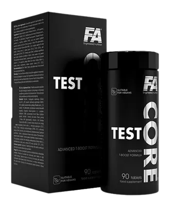 FA Nutrition Core TEST Тестостеронов Бустър - 90 таблетки, 30 дози