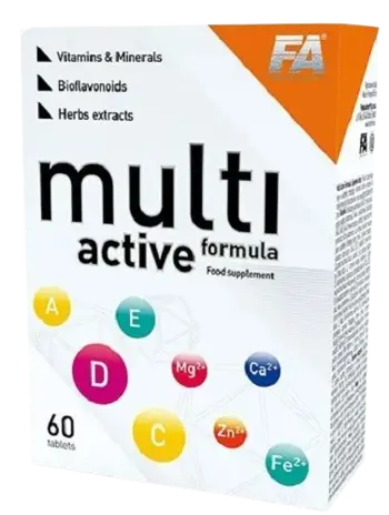 FA Nutrition Multi Active Formula Дневни Мултивитамини - 60 таблетки, 30 дози