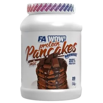 FA Nutrition WOW ! Protein Pancakes 20% Protein - No Sugar Added Протеинов Микс за Палачинки - 1000 грама, 20 дози