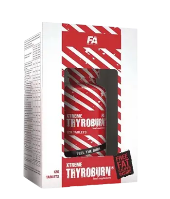 FA Nutrition Xtreme THYROBURN Термогенен Фетбърнър - 120 таблетки, 40 дози
