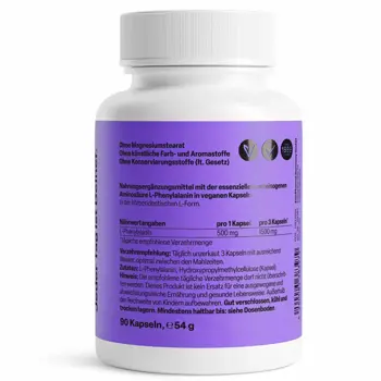 ZEINpharma L-Phenylalanine 500 mg Фенилаланин за настроение и контрол на апетита х 90 капсули