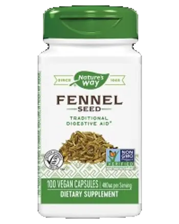 Nature's Way Fennel Seed 480 mg Подкрепа за храносмилането х 100 капсули