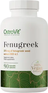 OstroVit Fenugreek 370 мг 4:1 Seed Extract Сминдух Екстракт - 90 капсули, 90 дози