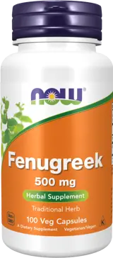NOW Foods Fenugreek 500 мг Сминдух / Фенугрийк