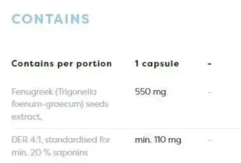 Fenugreek 550 mg - Сминдух