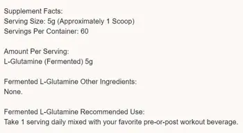 RYSE Fermented L-Glutamine За възстановяване и имунитет
