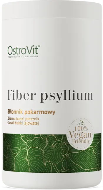 OstroVit Fiber Psyllium Vege Фибри - 600 грама, 85 дози