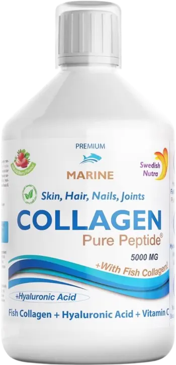 Swedish Nutra Fish Collagen 5 000 mg with Hyaluronic Acid + Vitamin C