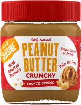 Applied Nutrition Fit Cuisine 100% Peanut Butter - Crunchy Хрупкаво фъстъчено масло без палмово масло и захар