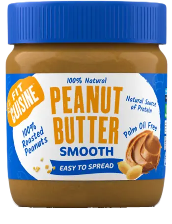 Applied Nutrition Fit Cuisine 100% Peanut Butter Smooth - Кремообразно фъстъчено масло