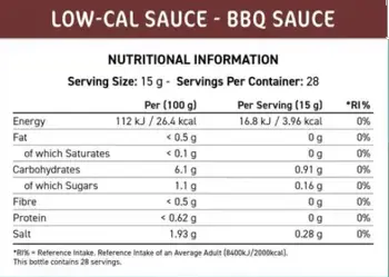Applied Nutrition Fit Cuisine Low-Cal Sauce BBQ Сос с ниско съдържание на калории