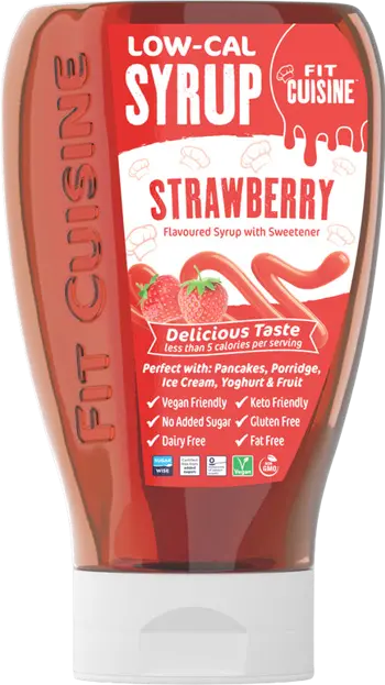Applied Nutrition Fit Cuisine Low-Cal Syrup Strawberry - Нискокалоричен сироп с вкус на ягода