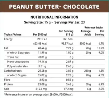 Applied Nutrition Fit Cuisine Peanut Butter with Chocolate Вкусно фъстъчено масло с шоколад
