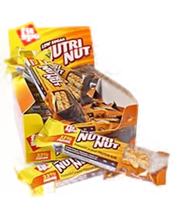 FIT SPO Nutri Nut Протеинов бар с ниско съдържание на захар 12x55 грама