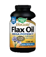 Nature's Way EfaGold Flax Oil 1300mg High Potency Ленено масло с Омега 3-6-9 х 100 гел капсули