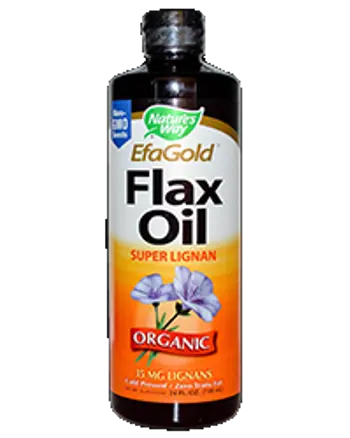 Nature's Way EfaGold Flax Oil Super Lignan Органично ленено масло с Омега 3/6/9 и лигнани 710 мл