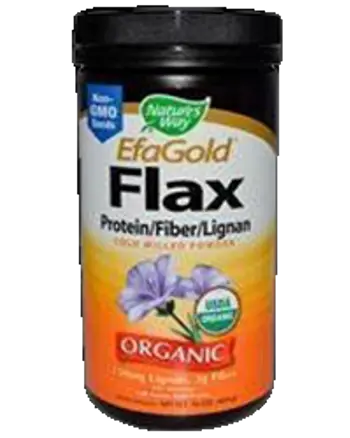 Nature's Way EfaGold Flax Powder Protein & Fiber & Lignan 454 грама