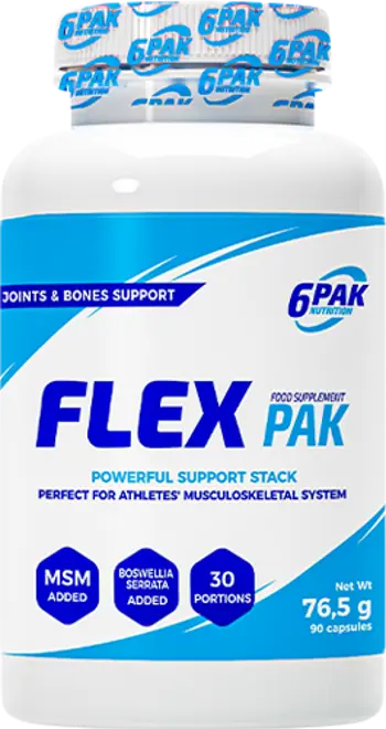 6PAK Nutrition Flex Pak Ставен Комплекс - 90 капсули, 30 дози
