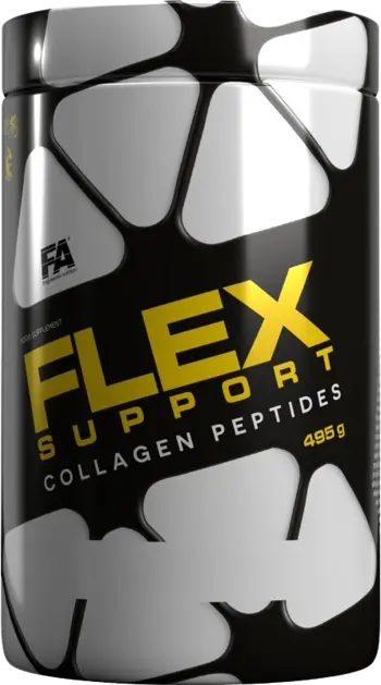 FA Nutrition Flex Support Hydrolyzed Collagen Peptides + Glucosamine, Chondroitin, MSM, Hyaluronic Acid Ставен Комплекс - 495 грама, 30 дози