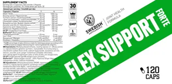 SWEDISH Supplements Flex Support Forte with UC-II® -  120 капсули, 30 дози