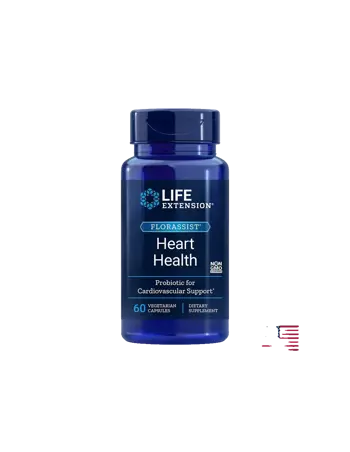 Life Extension Florassist® Heart Health Probiotic Пробиотик в подкрепа на сърцето х 60 капсули