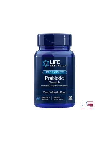 Life Extension Florassist® Prebiotic Chewable Пребиотик х 60 дъвчащи таблетки