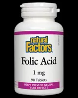 Folic Acid 1 mg 90 Таблетки, 90 Дози