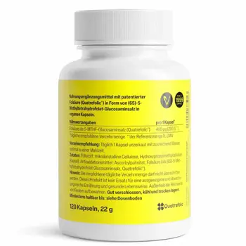 ZEINpharma Фолиева Киселина Фолат (Folic Acid) 400 μg Folate 120 капсули