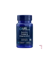 Life Extension BioActive Folate & Vitamin B12 В подкрепа на сърдечно-съдовото здраве и нервната система х 90 капсули