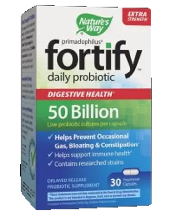 Nature's Way Fortify Daily 50 Billion Active Probiotics За храносмилане и имунитет х 30 капсули