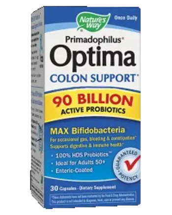 Fortify Optima Colon Support 90 Billion Active Probiotics За здраве на дебелото черво х 30 капсули