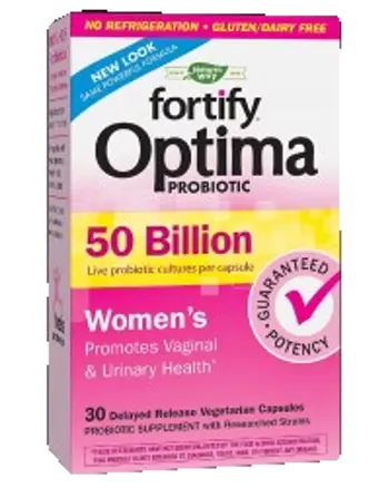 Fortify Optima Women`s 90 Billion Active Probiotics За вагинално и уринарно здраве х 30 капсули