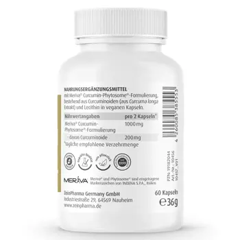 ZEINpharma Фосфолипиден Куркумин (Curculipid) 500 mg За силен имунитет и стави х 60 капсули