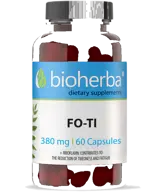 Bioherba FO-TI 380 mg За имунна система, жизненост и намаляване на умората х 60 капсули