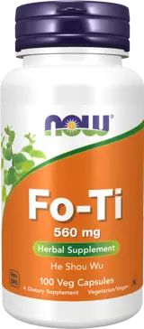 NOW Foods Fo-Ti 560 мг Фо-Ти - 100 веге капсули, 50 дози
