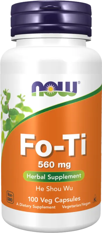 NOW Foods Fo-Ti 560 мг Фо-Ти - 100 веге капсули, 50 дози
