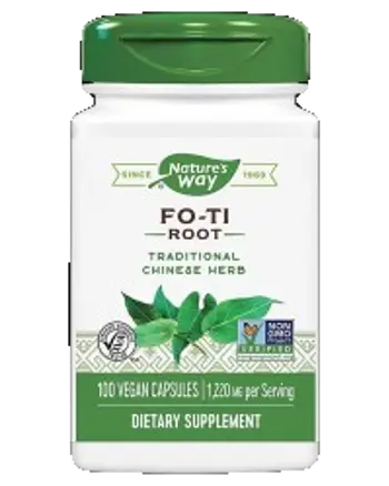 Nature's Way Fo-Ti (Root) 610 mg За дълголетие и жизненост х 100 капсули